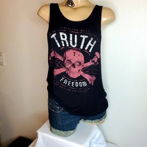 7 truth freedom racerback tank top Size XL